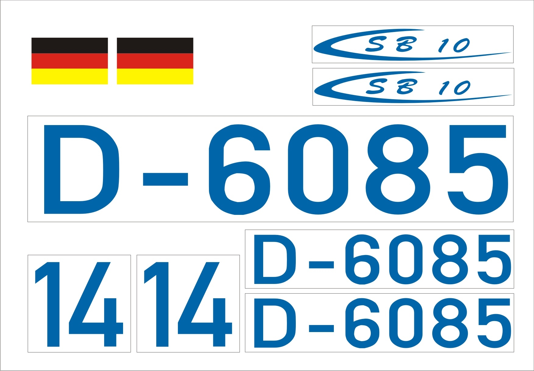 Dekor für SB 10 4,80Meter